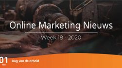 Online marketing nieuws week 18 2020