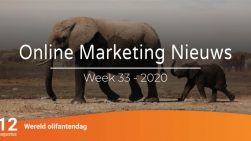 Online marketing nieuws week 33