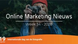Online marketing nieuws week 34