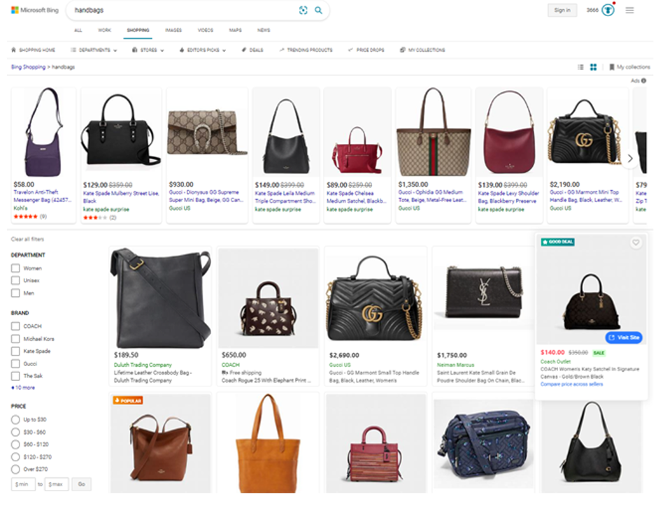 Nieuwe Shopping opties van Microsoft