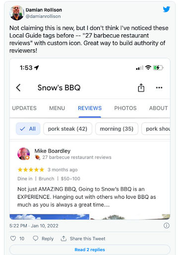 Groepering, Carousels en Count labels voor Google search resultaten